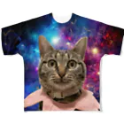ふぇっとのスペースうちの猫 フルグラフィックTシャツ