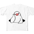 Very berry tasteのアンニュイ文鳥 フルグラフィックTシャツ