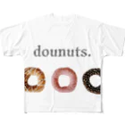 codomo no comonoのフェルトで作ったドーナツのアイテムたち フルグラフィックTシャツ