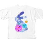 Rabbitflowerの夏の思い出 All-Over Print T-Shirt