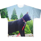 黒猫のジジさんのお散歩ジジさん All-Over Print T-Shirt