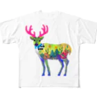 yucca-ticcaの鹿 ピノコ All-Over Print T-Shirt