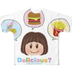 Nicoral NicorelのDelicious? フルグラフィックTシャツ