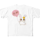 COCOROのささやかな感謝を伝えたいうさぴょん フルグラフィックTシャツ