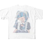 sinamotanのメイドの雅ちゃん フルグラフィックTシャツ