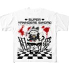 ニコニコわんちゃんのお店やさんの相思相愛♡ All-Over Print T-Shirt