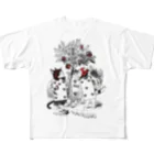 ユカイナミライ舎yukainamirai-miraixxxのトランプ猫兵 All-Over Print T-Shirt