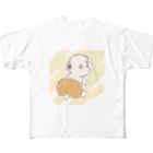 三月うさぎのみせのしろくま01 フルグラフィックTシャツ