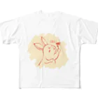 三月うさぎのみせのごはん！ フルグラフィックTシャツ