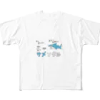 zigedonのサメンタル All-Over Print T-Shirt