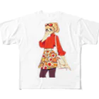 桜音ことこ企画の赤いスウィター All-Over Print T-Shirt