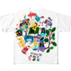 hilo tomula トムラ ヒロのMade Of CMC  Color All-Over Print T-Shirt