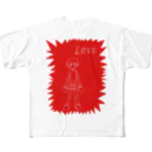 寿々木ここねのlove fight All-Over Print T-Shirt