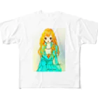 Suzuki Satomi のドレスアップ All-Over Print T-Shirt