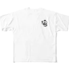ボンボヤージュショップのお願いパンダ( 英語ver.) 〜ちびギャラリーより〜 All-Over Print T-Shirt