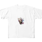 SAYURIAのPinkCat All-Over Print T-Shirt