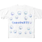 もちもちの部屋の🐙 TAKO PARTY 🐙 フルグラフィックTシャツ