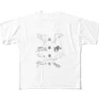 古生物科学雑貨の収斂進化full All-Over Print T-Shirt