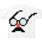 satayaのドット絵の鼻メガネです All-Over Print T-Shirt