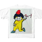 がりがりきゅんの落書きのエボチキくん　アタァーver All-Over Print T-Shirt