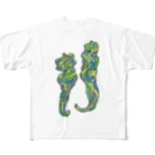 kana’s  collectionsの万願寺トウガラシ All-Over Print T-Shirt
