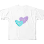 mariascharmsのxoxo シンプル　ハート　デサイン All-Over Print T-Shirt