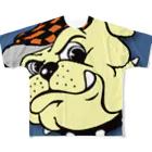 bubusのブルドッグサブマネージャー ブブ All-Over Print T-Shirt