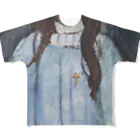 ArtGalleryのモディリアーニ　アリス（Alice）Amedeo Modigliani/1918年 All-Over Print T-Shirt