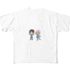 QホビTV!!【鬼滅の刃グッズ】開封・情報のホビさんとQちゃん フルグラフィックTシャツ