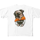 犬好きさんのためのTシャツ屋さんのパグ　Tシャツ　パーカー　Ver.2 All-Over Print T-Shirt