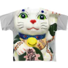 GENRYUの招き猫・恵比寿天 フルグラフィックTシャツ