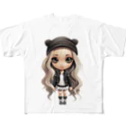 BunnyBloomのShasha-Bratz フルグラフィックTシャツ