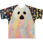 Erika_ArtistryのColorful Spooky #01 All-Over Print T-Shirt