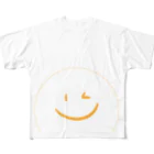 Byshoの癒やしウィンク✨ フルグラフィックTシャツ