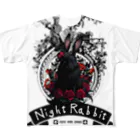 ㌍のるつぼのNight Rabbit All-Over Print T-Shirt