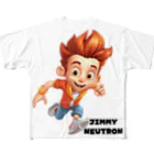 BunnyBloomのJIMMY NEUTRON フルグラフィックTシャツ