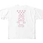 AROMA☆LOVELYのLOVELY♡RABBIT フルグラフィックTシャツ