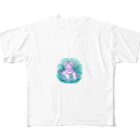 いつもおおきに！たけじいちゃんのWhite Tiger Baby Sigi フルグラフィックTシャツ