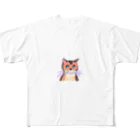 たかこのかわいい猫　ティナちゃん フルグラフィックTシャツ