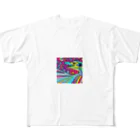 R4PPUKUのフェニックス All-Over Print T-Shirt