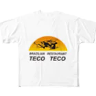 yassi921のBRAZILIAN RESTAURANT TECO-TECO フルグラフィックTシャツ