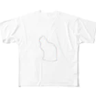 MKPoppp! shopの猫背だよー All-Over Print T-Shirt