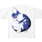 INVISIBLE FELISの仔猫Tシャツ フルグラフィックTシャツ