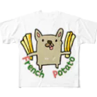 furebuhi　clubのFPB　フレンチポテト！？ フルグラフィックTシャツ