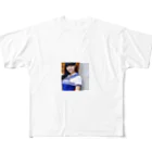 みやこのオリジナルショップの制服が似合う可愛いAI美少女のオリジナルグッズ All-Over Print T-Shirt