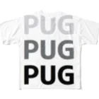 furebuhi　clubのグラフィックPUG！ フルグラフィックTシャツ