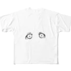 omeoの虚ろなおめめ All-Over Print T-Shirt