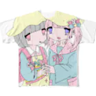 つよきで！(笑)秋葉原本部の卍女児卍 All-Over Print T-Shirt