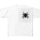 Albaの可愛い蜘蛛ちゃん フルグラフィックTシャツ
