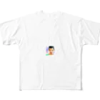 たくちゃんのアトリエのお笑い　たくちゃん All-Over Print T-Shirt